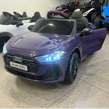 Детский электромобиль M 6506EBLR-9 фиолетовый Audi с двумя моторами по 35W